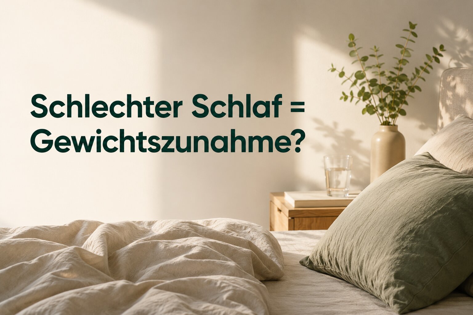 Kann schlechter Schlaf dick machen?