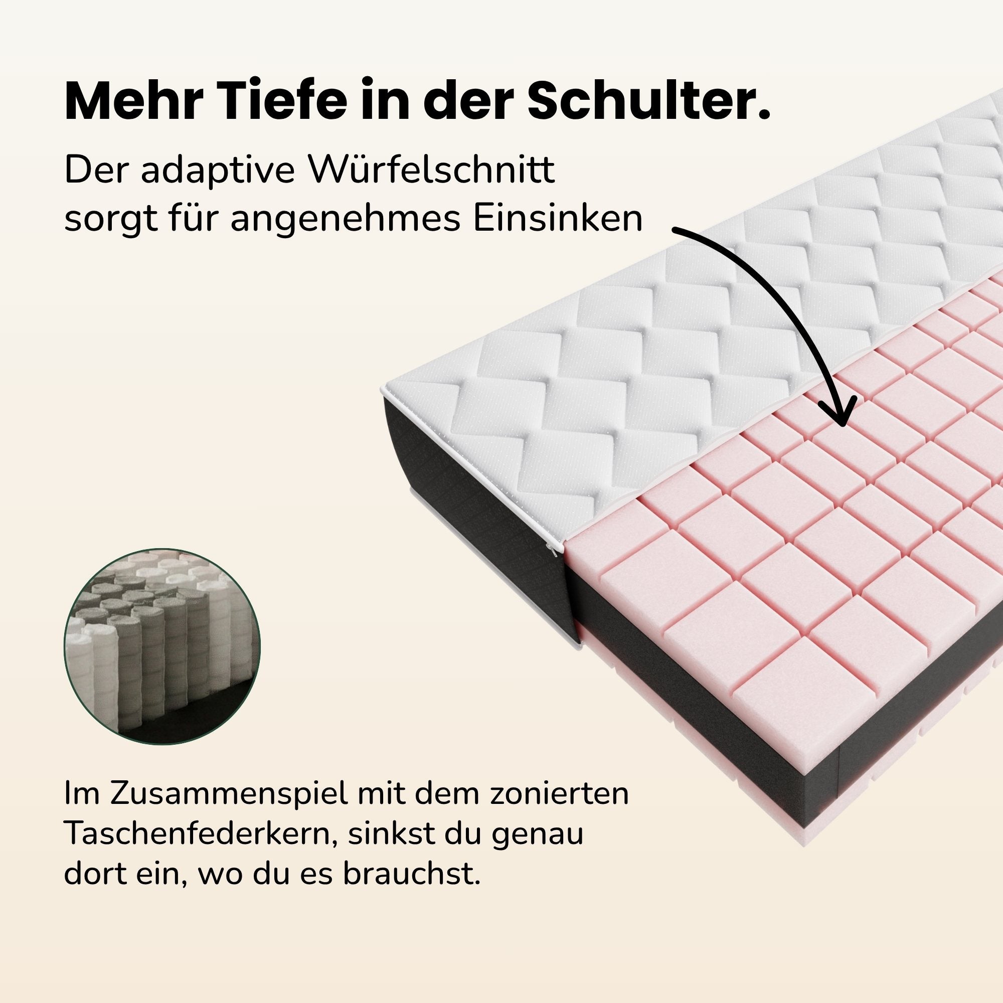 feder & kern® flex Taschenfederkernmatratze