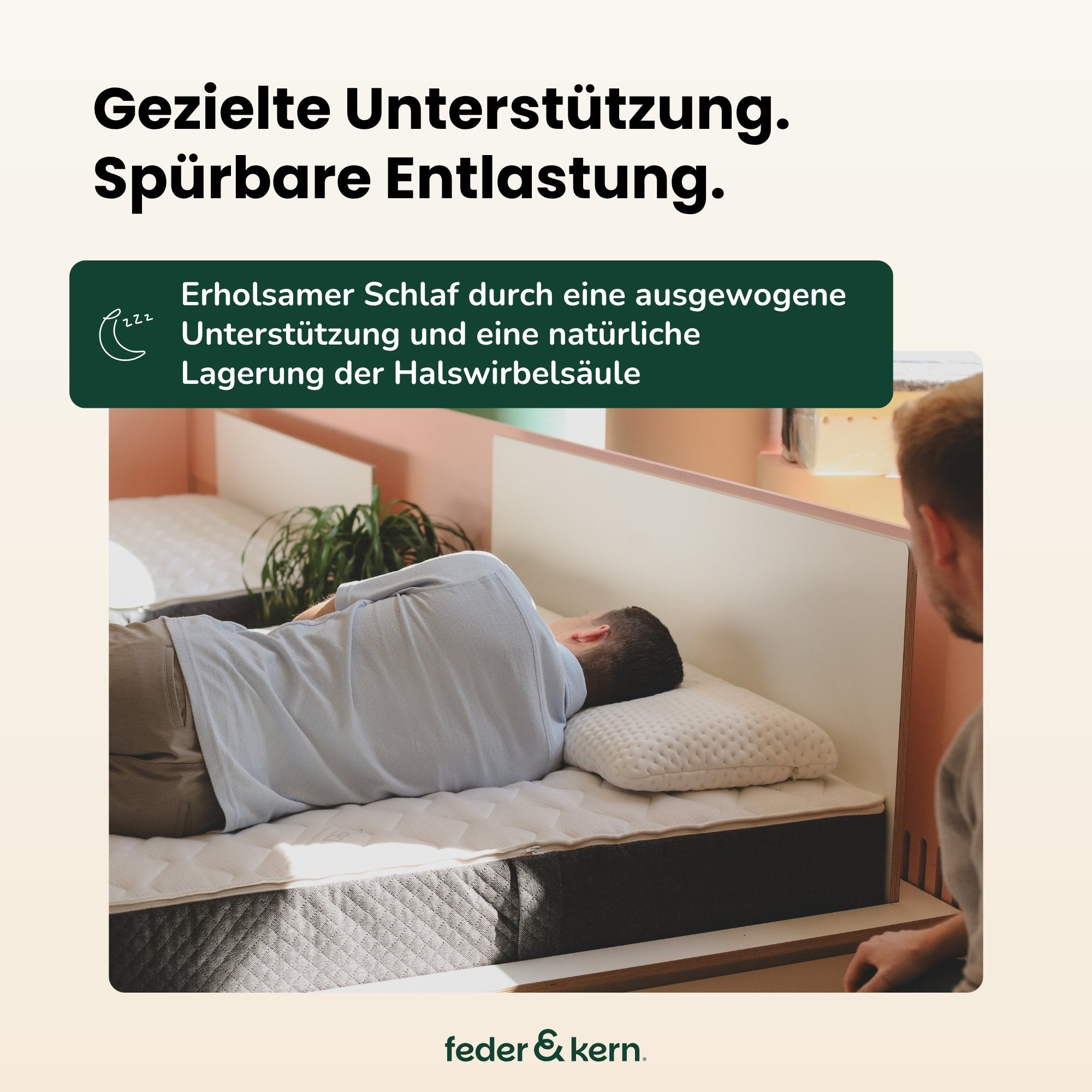 feder & kern® relax Nackenstützkissen