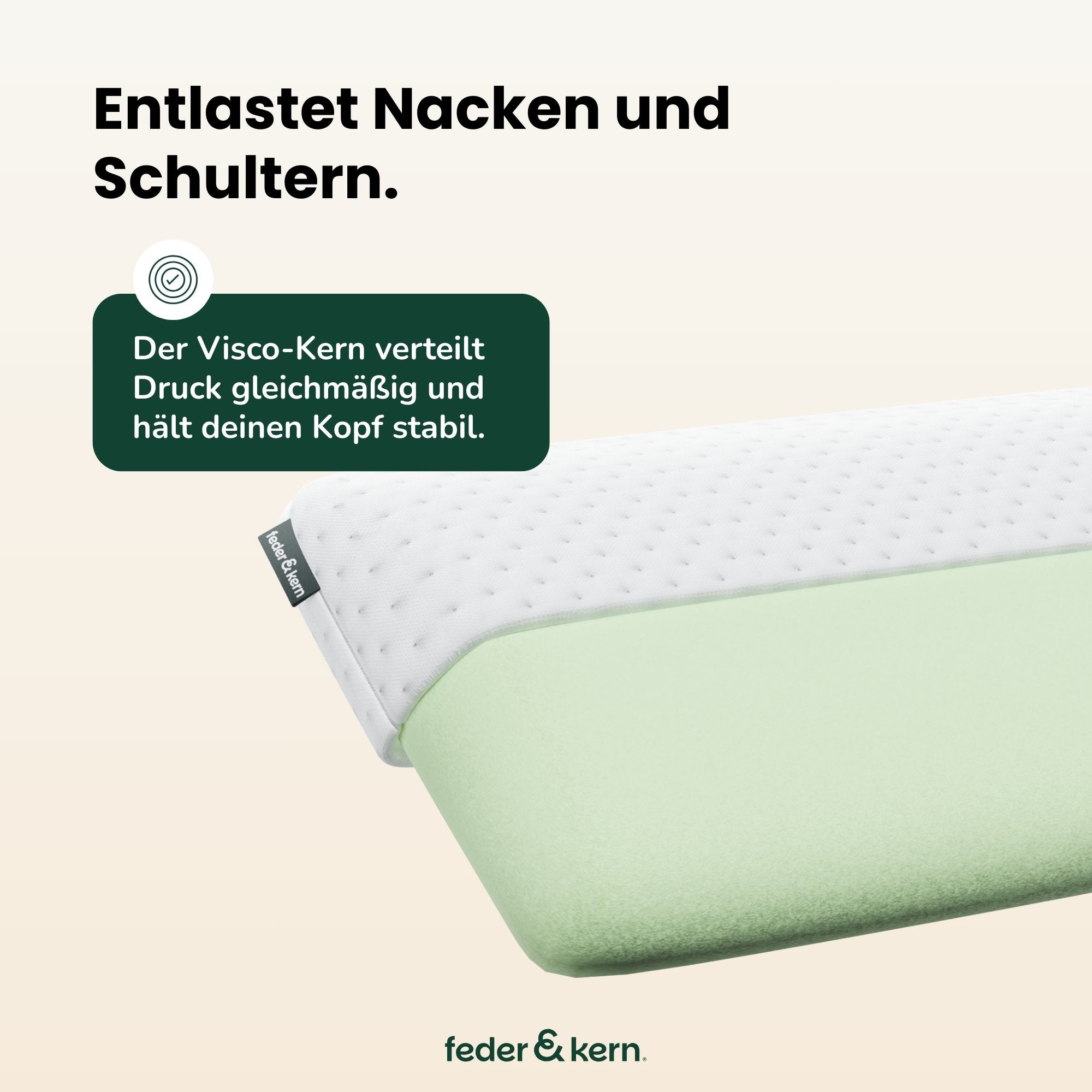 feder & kern® relax Nackenstützkissen