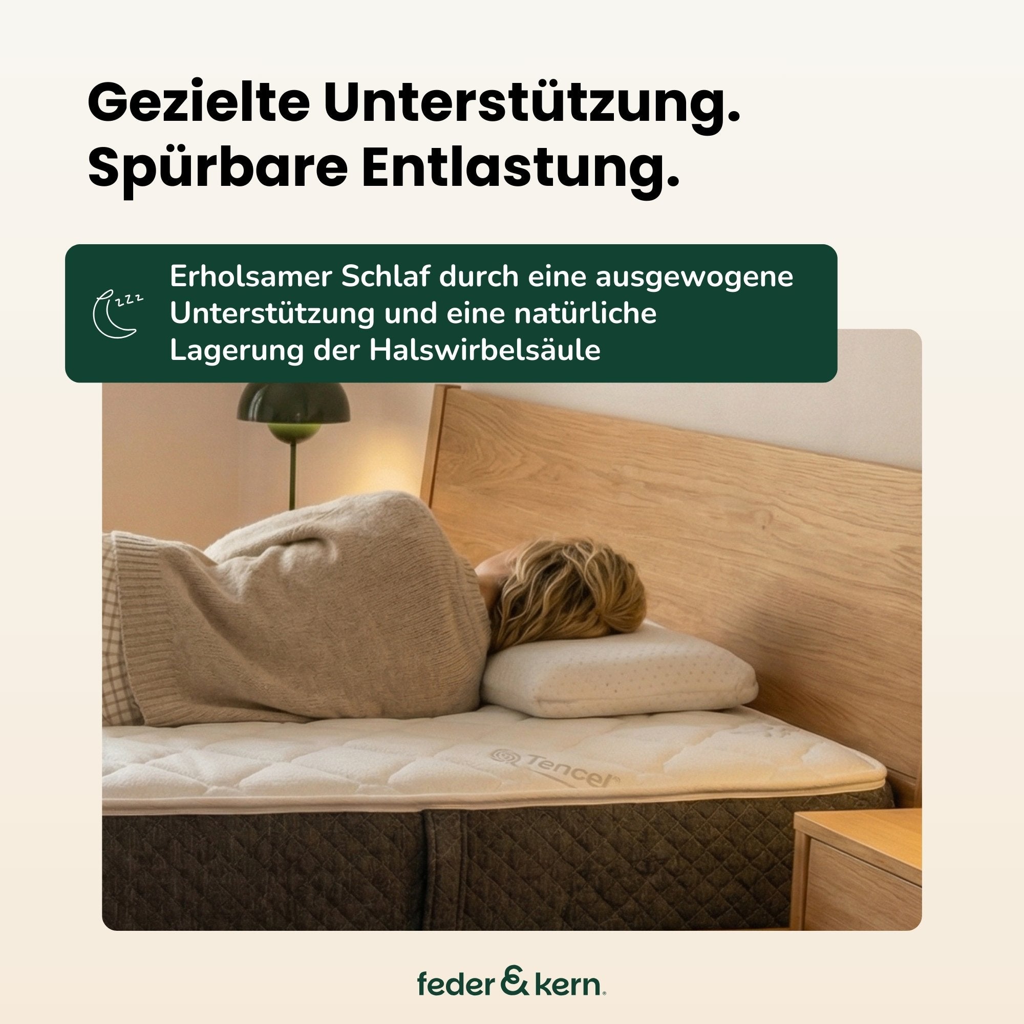 feder & kern® relax Nackenstützkissen