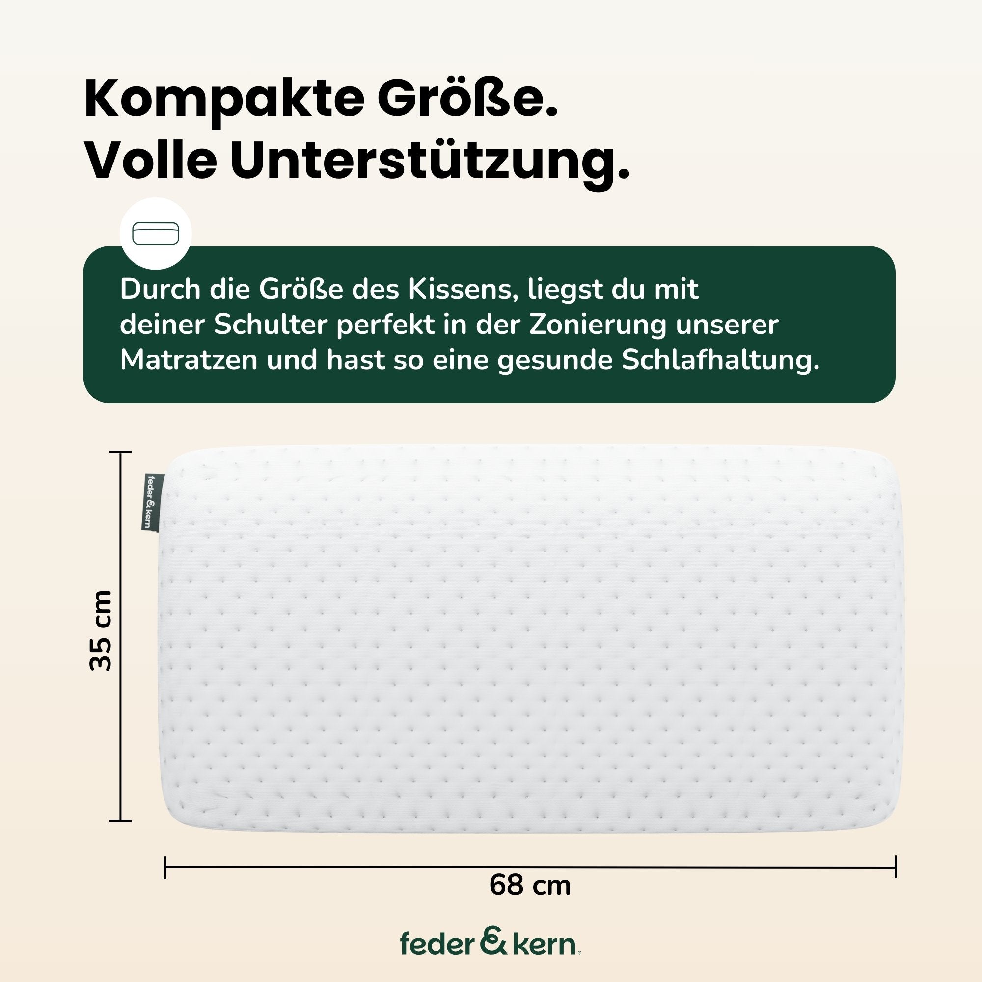 feder & kern® relax Nackenstützkissen