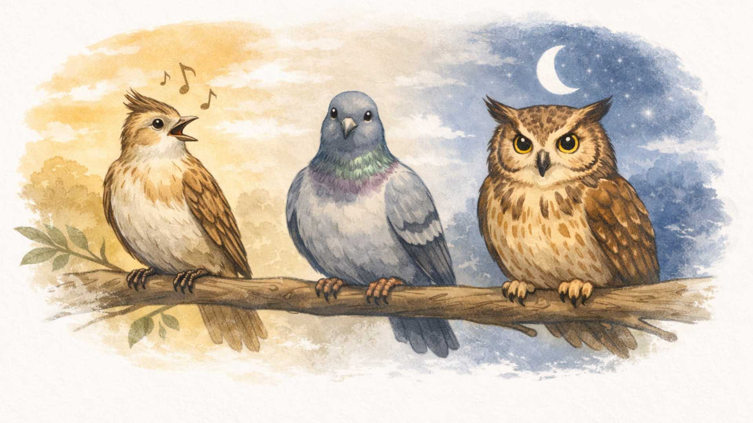 Bist du Lerche, Taube oder Eule?