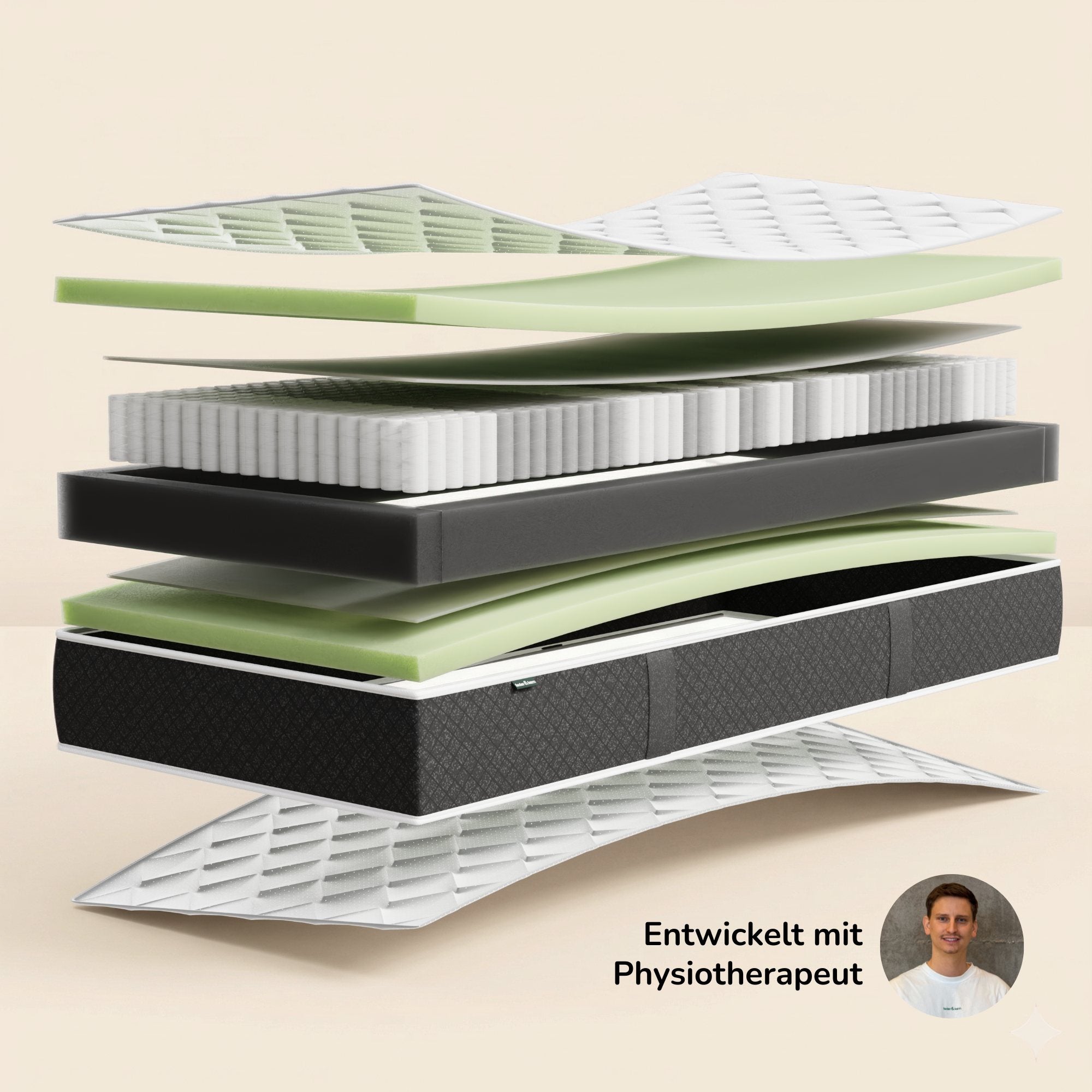 feder & kern® pure Taschenfederkernmatratze